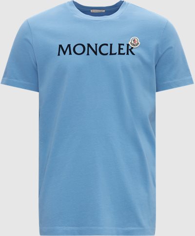 Moncler T-shirts 8C00064 8390T Blue